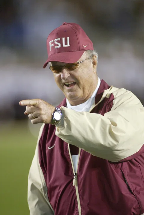Portrait of Coach Bobby Bowden, keynote speaker at the 49th Annual Louisiana Governor's Prayer Breakfast in 2013