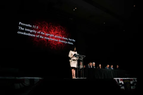 Guests at the 2017 breakfast