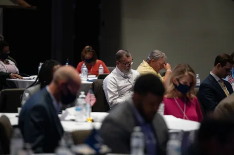 Guests at the 2021 breakfast
